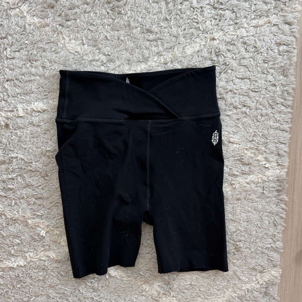 FP Movement by Free People Black High-Waist Bike Shorts